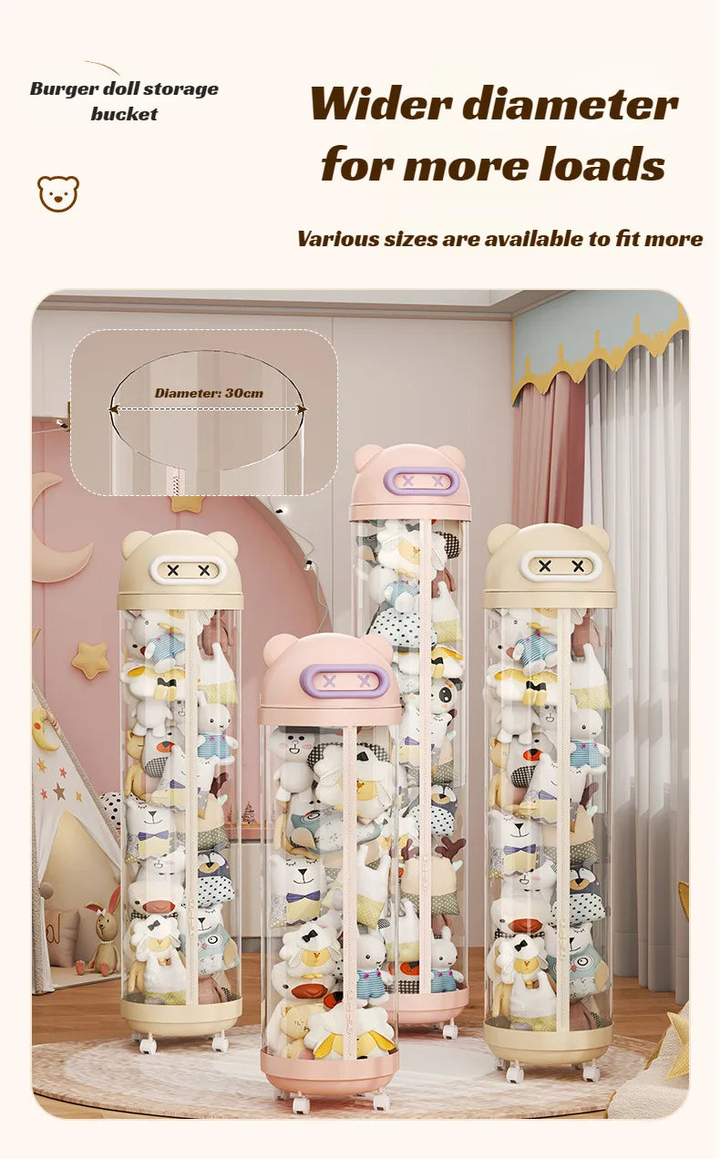 Doll Storage Bucket