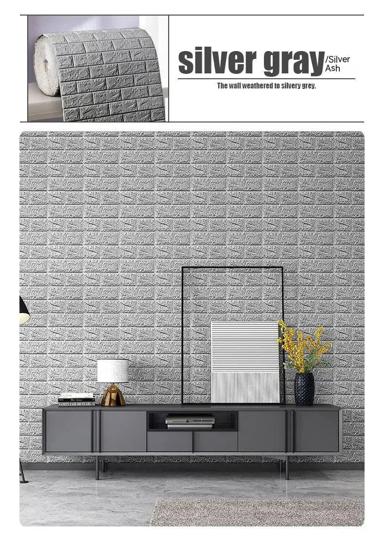 3D Brick Wall Sticker