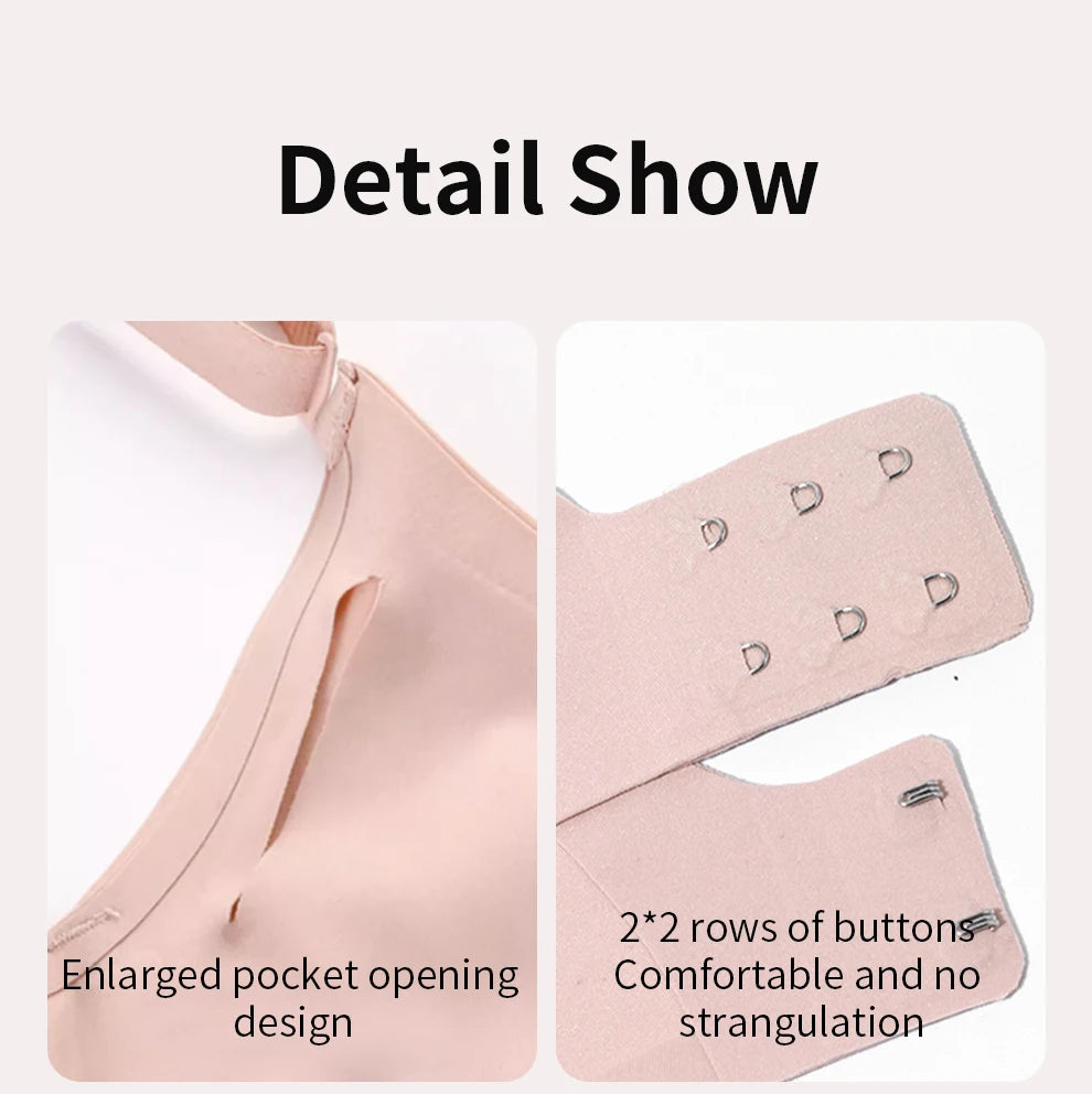 2 In 1 Silicone Breast Pocket Bra with Pad