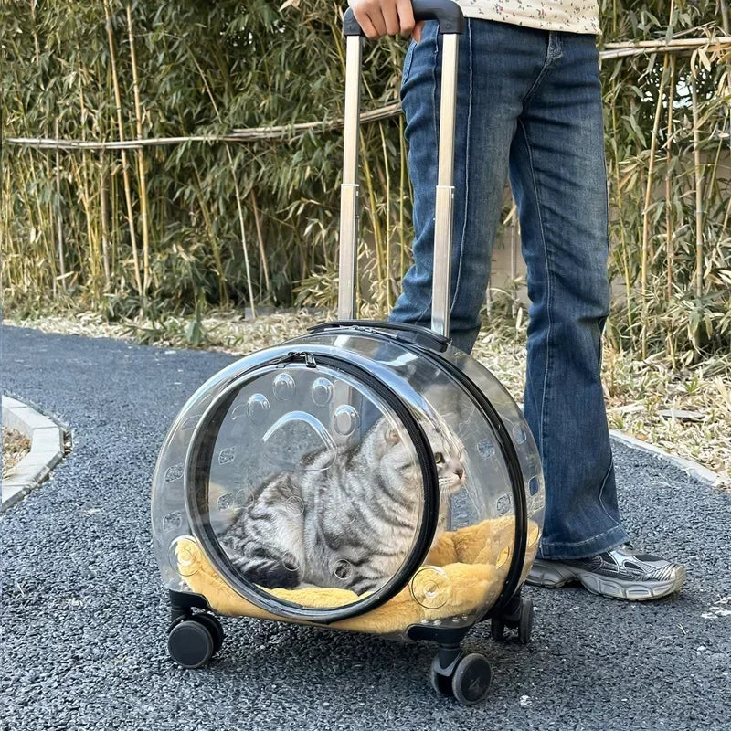 Pet Suitcase Trolley