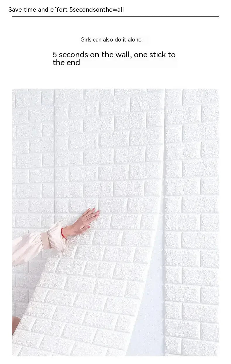 3D Brick Wall Sticker