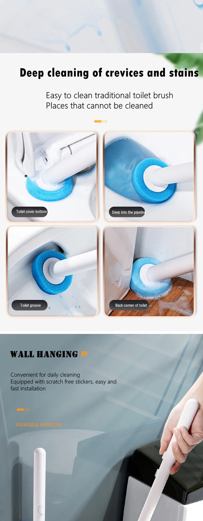 Disposable Toilet Brush