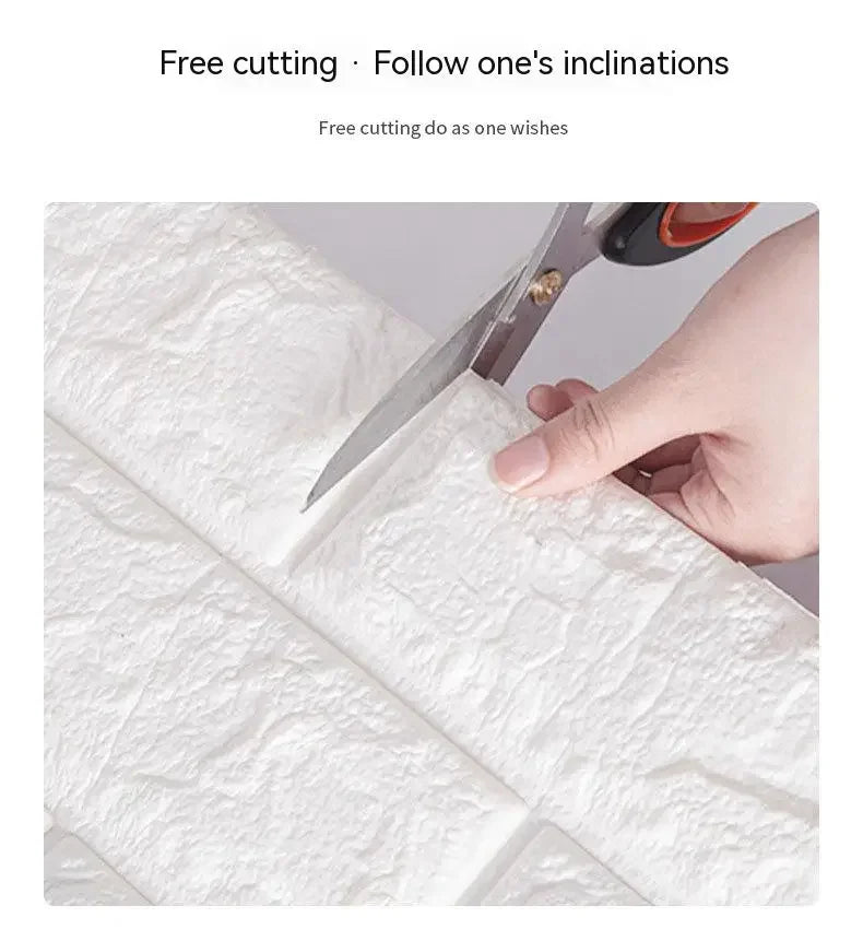 3D Brick Wall Sticker