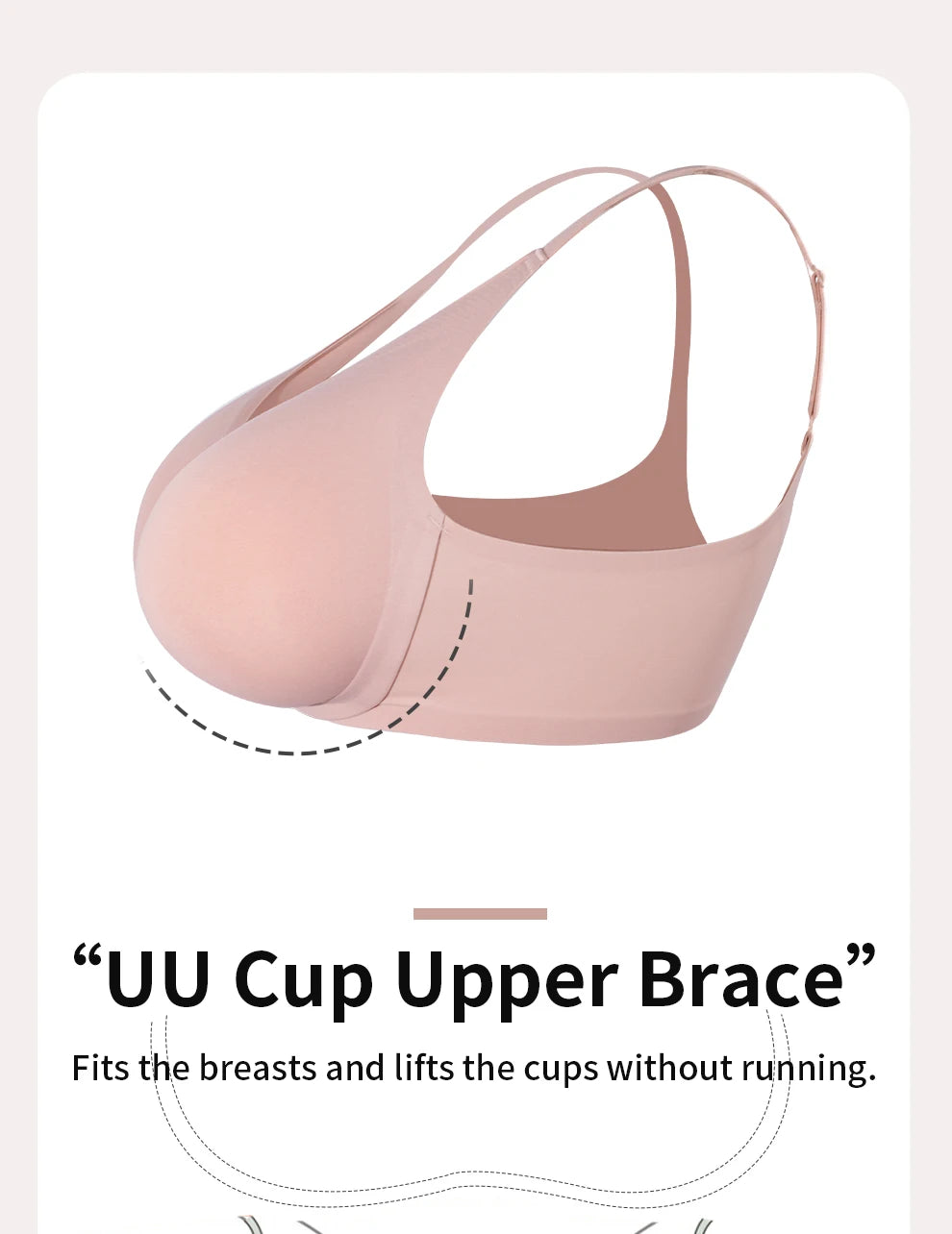 2 In 1 Silicone Breast Pocket Bra with Pad