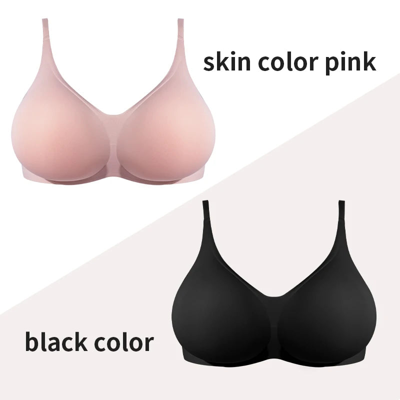 2 In 1 Silicone Breast Pocket Bra with Pad