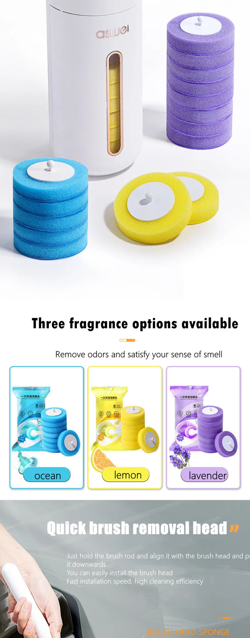 Disposable Toilet Brush