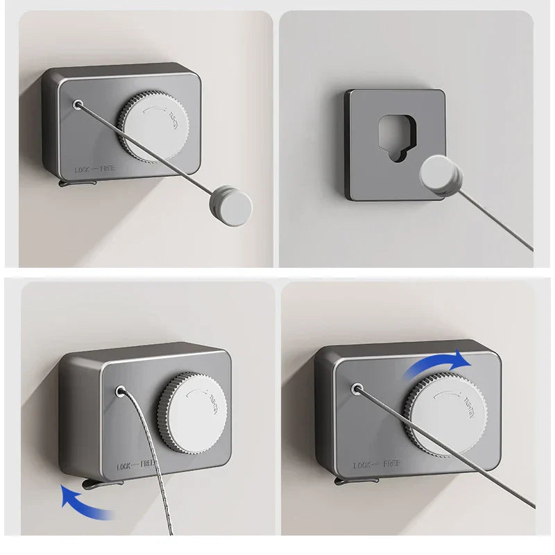 Clothesline Drying Rack Wall