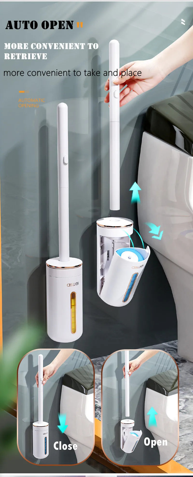 Disposable Toilet Brush