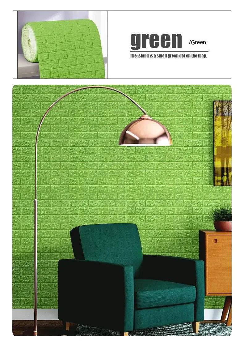 3D Brick Wall Sticker