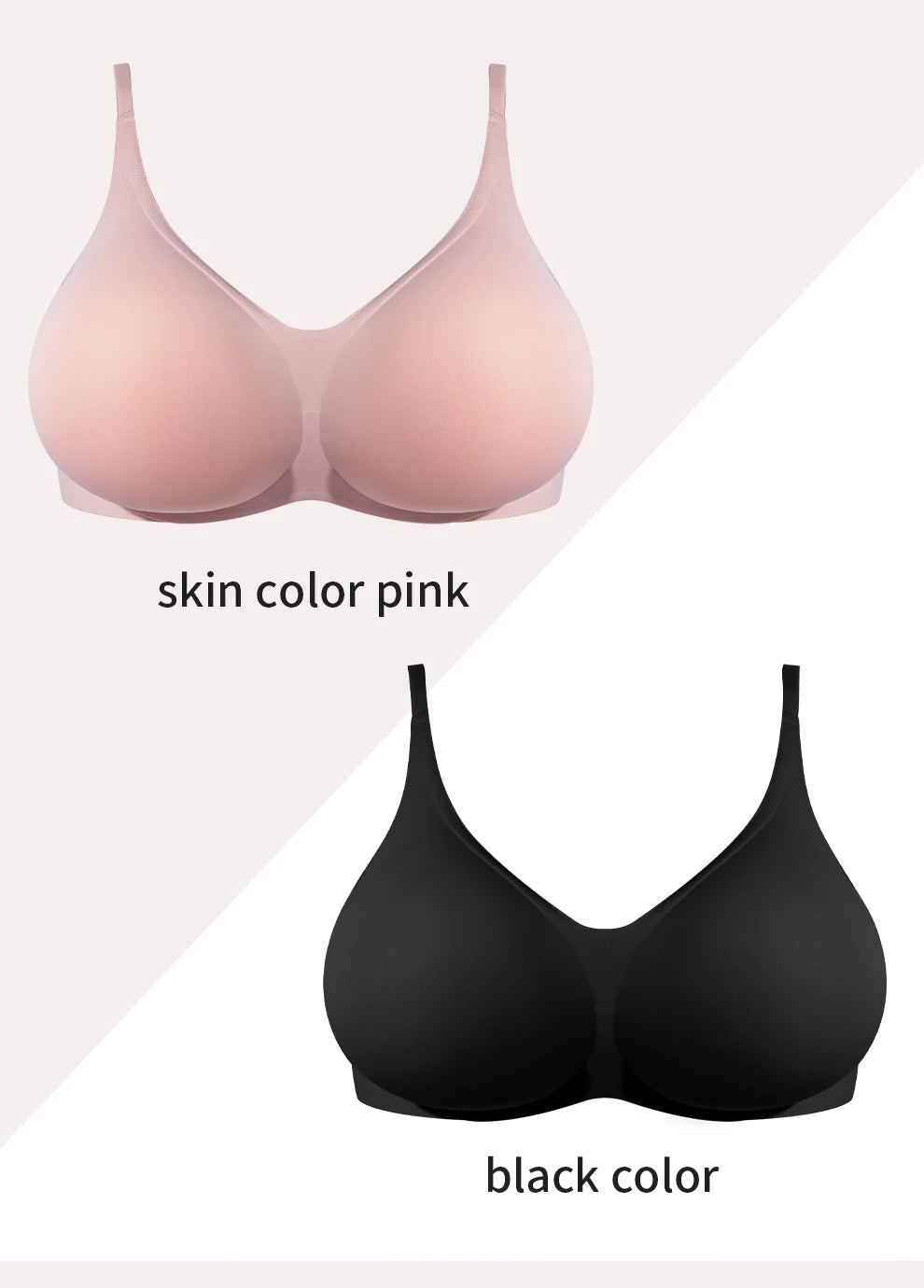 2 In 1 Silicone Breast Pocket Bra with Pad
