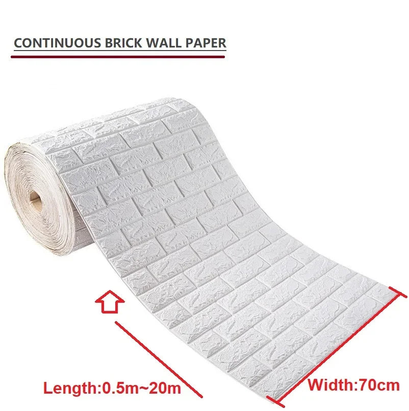 3D Brick Wall Sticker