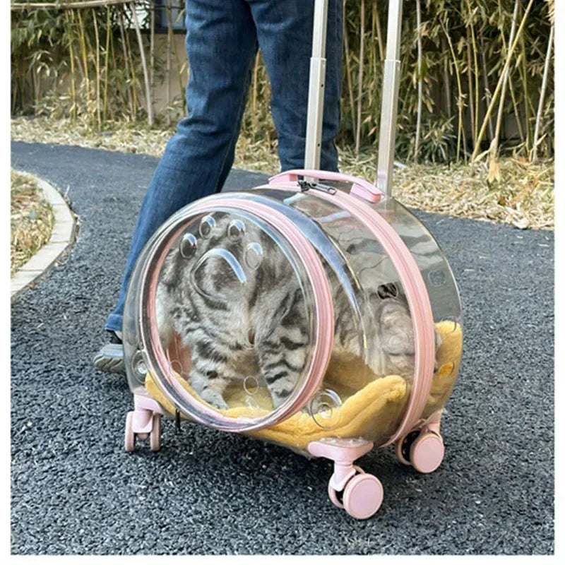 Pet Suitcase Trolley