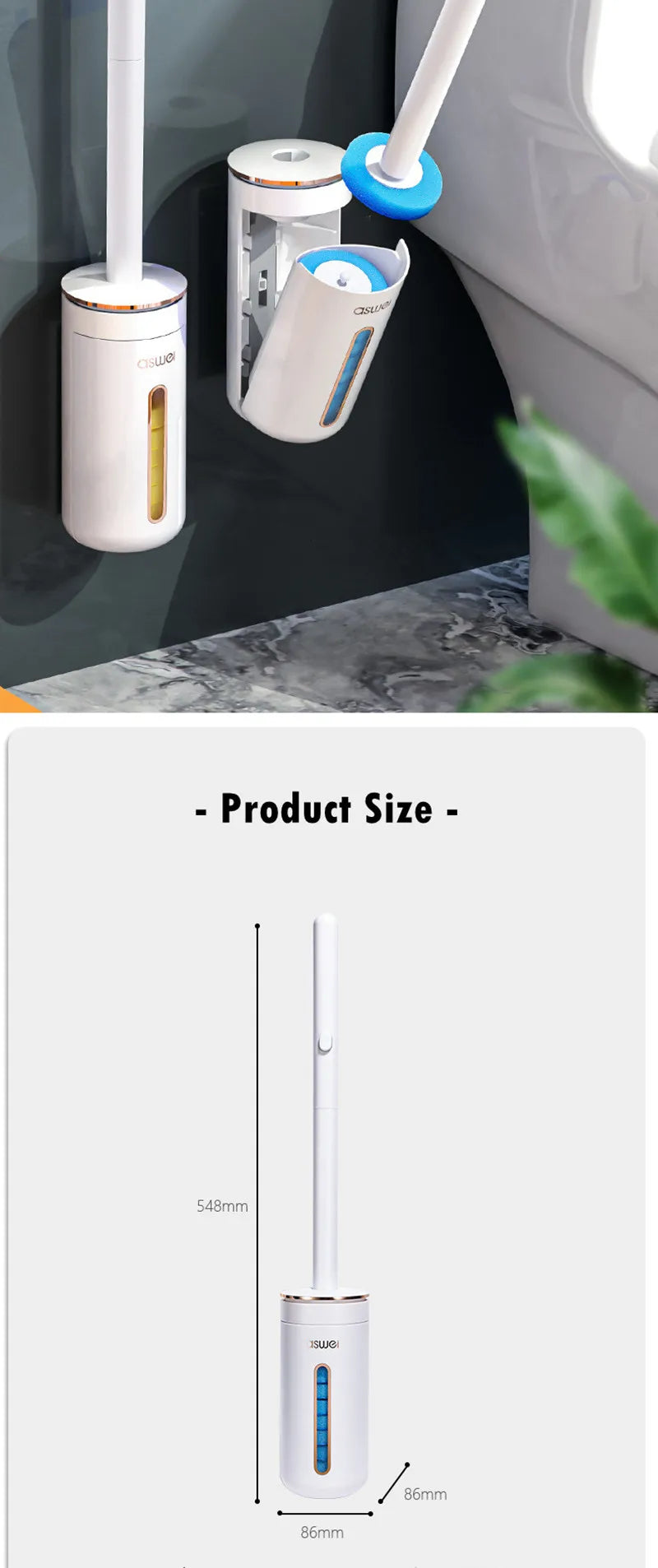 Disposable Toilet Brush