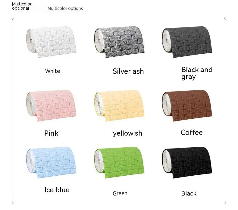 3D Brick Wall Sticker