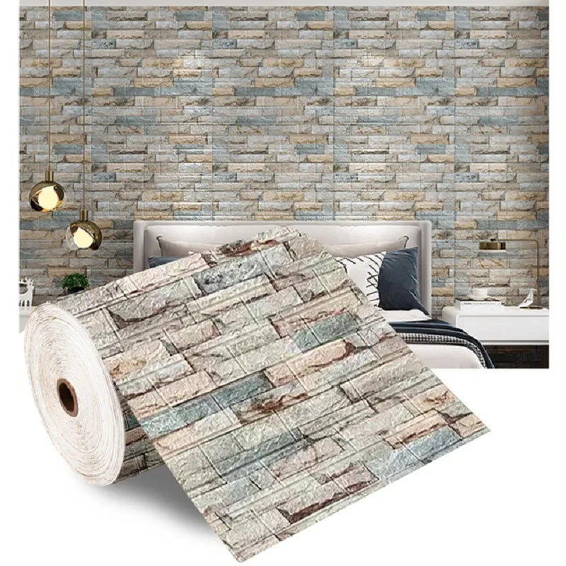 3D Brick Wall Sticker