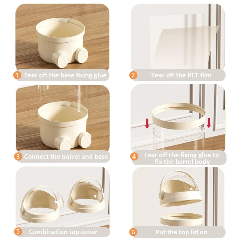 Doll storage Box Bucket