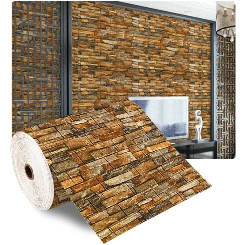 3D Brick Wall Sticker