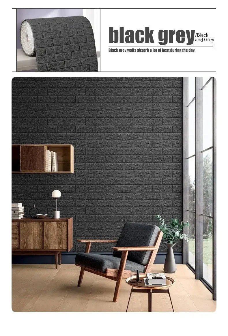 3D Brick Wall Sticker