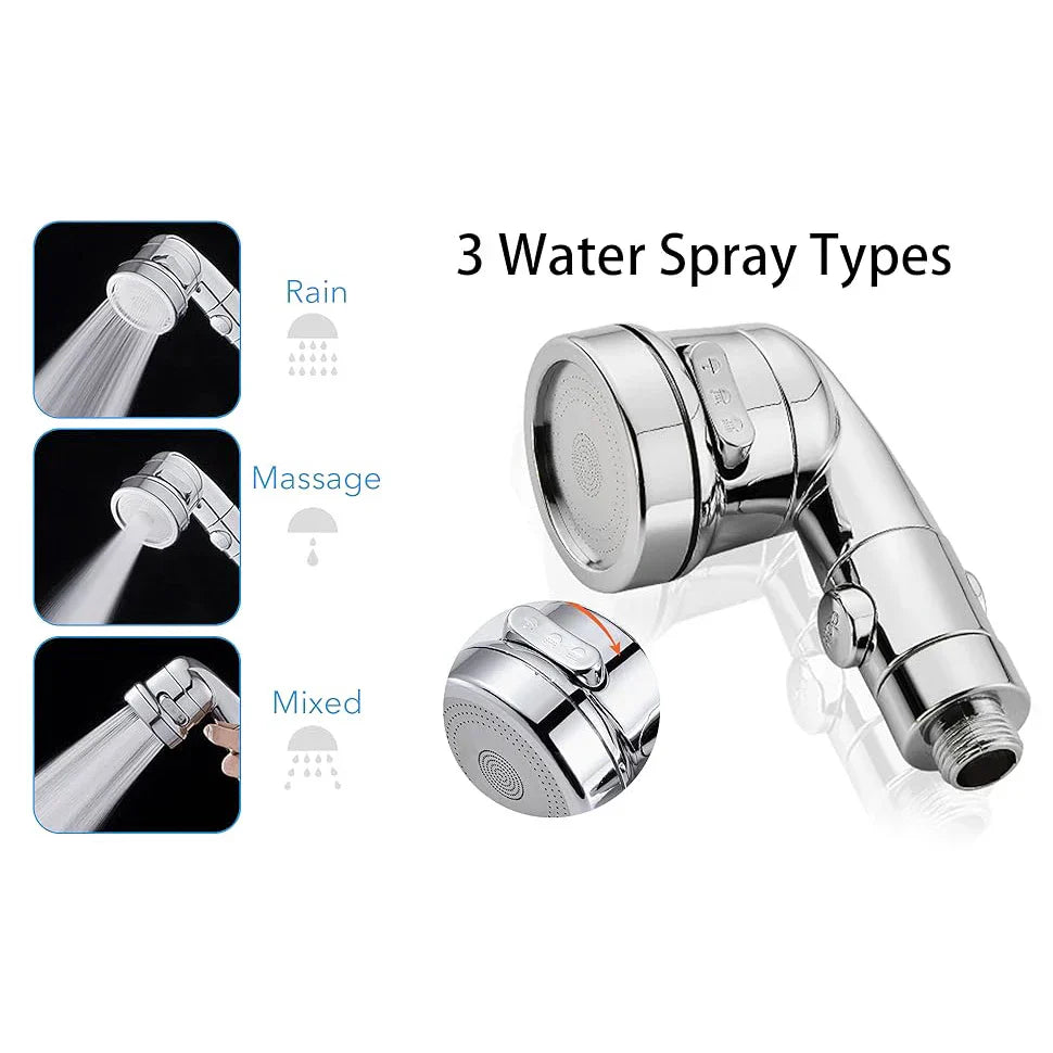 Handheld faucet water diverting shower