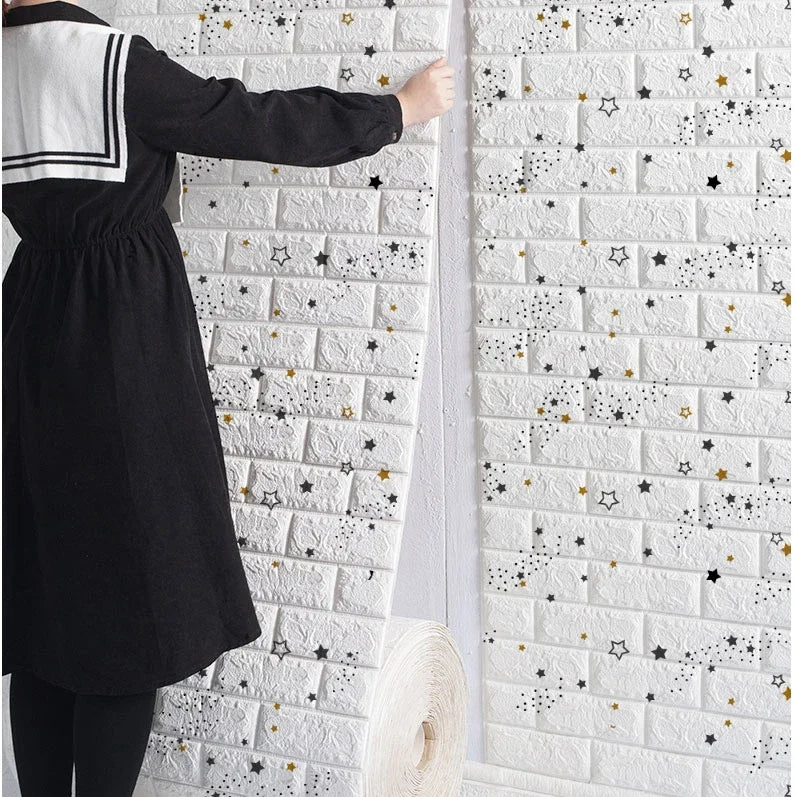 3D Brick Wall Sticker
