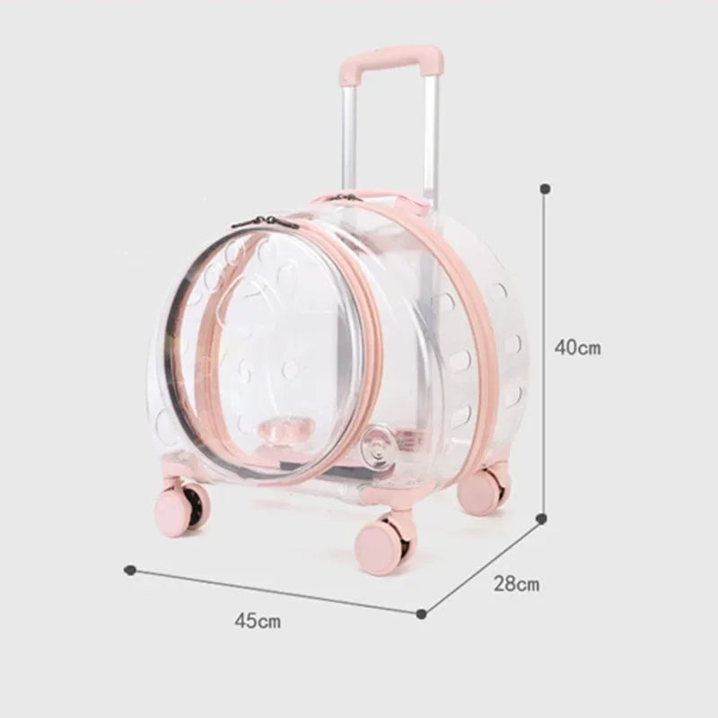 Pet Suitcase Trolley