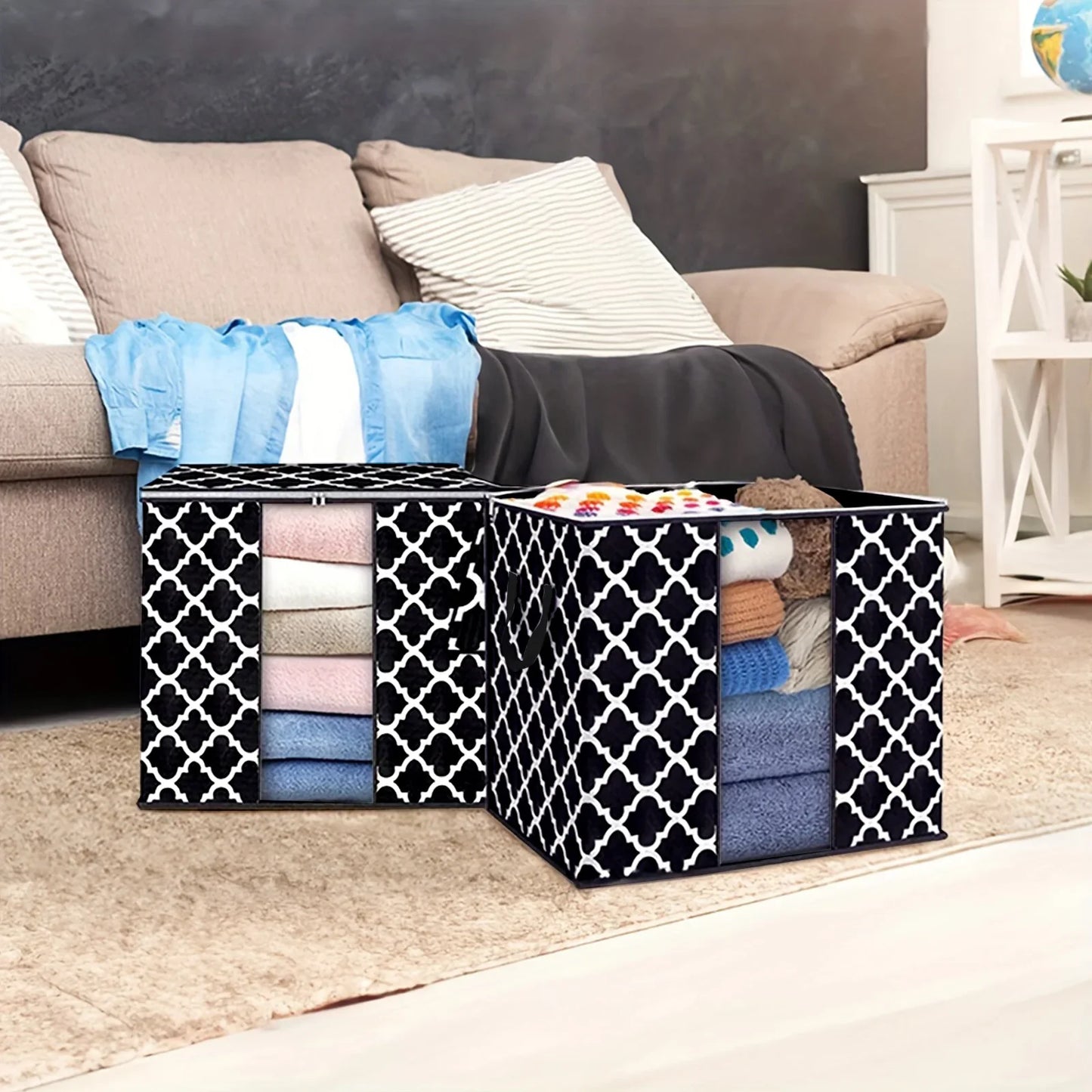 Foldable Organizer with Reinforced Handles
