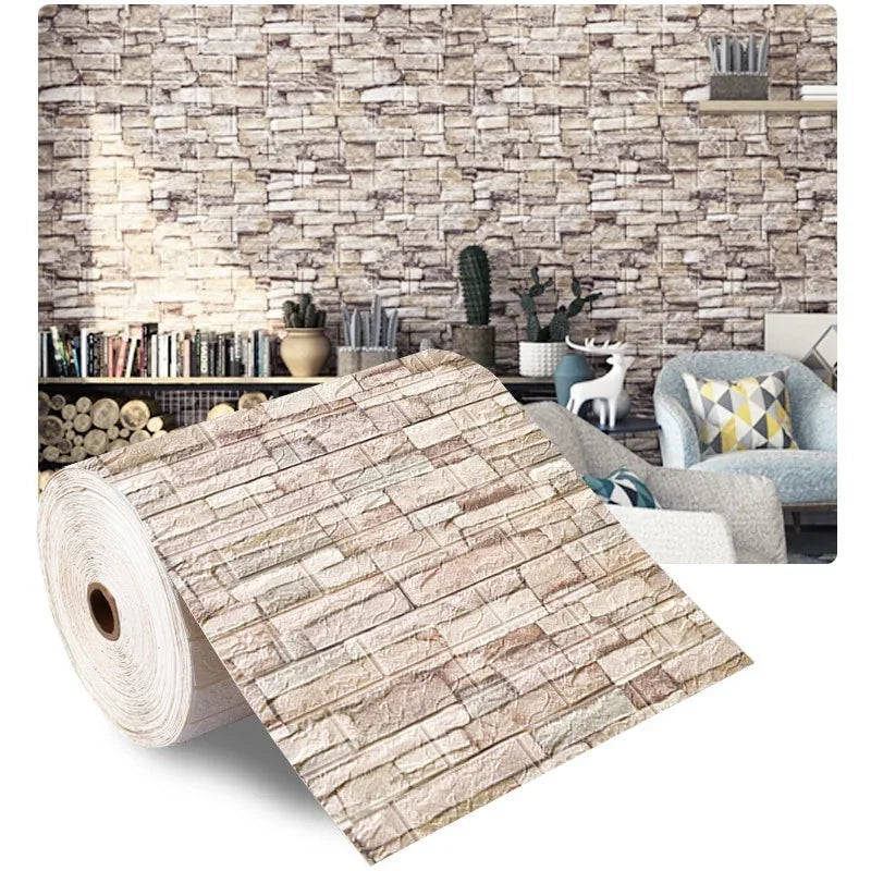 3D Brick Wall Sticker