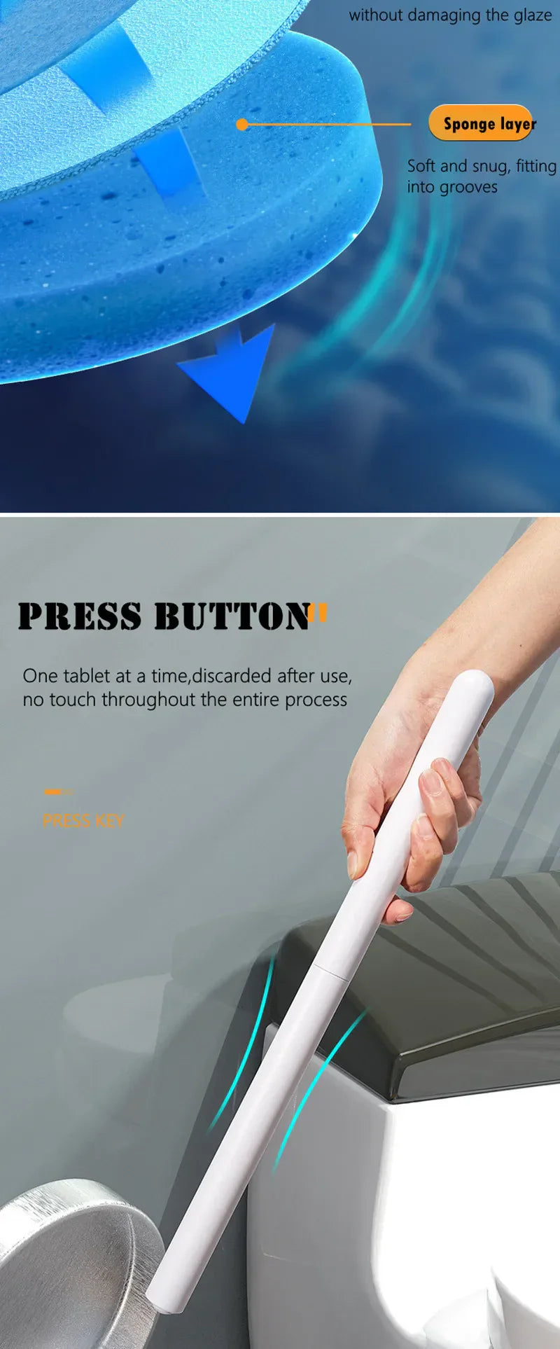 Disposable Toilet Brush