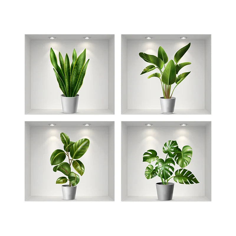 4 pcs Decorative Sticker