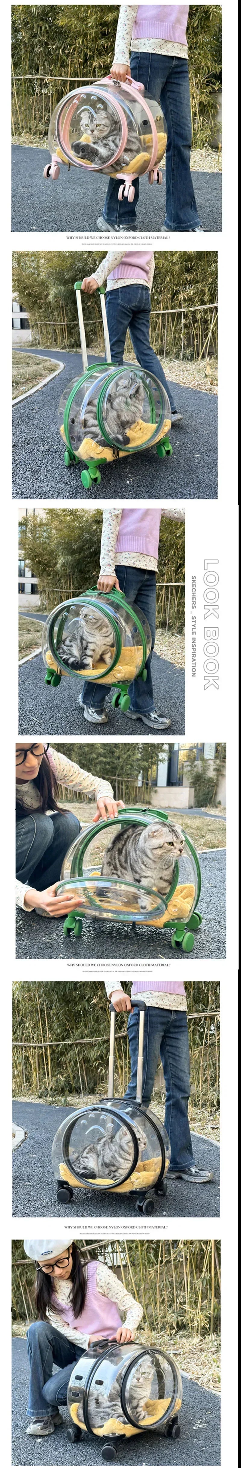 Pet Suitcase Trolley