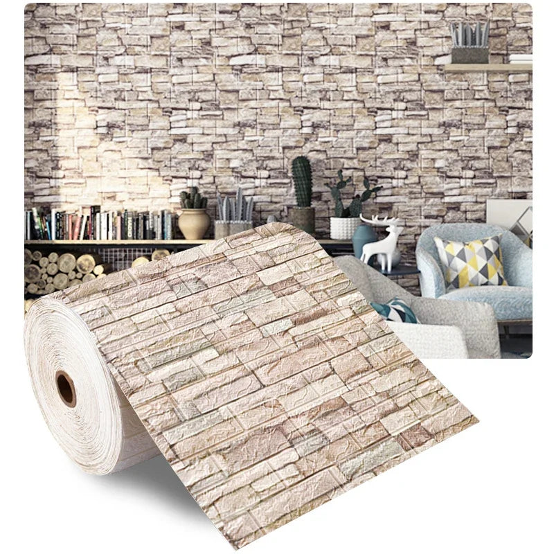 3D Brick Wall Sticker