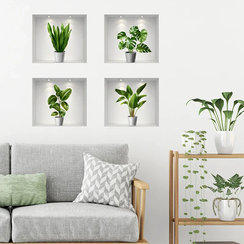 4 pcs Decorative Sticker