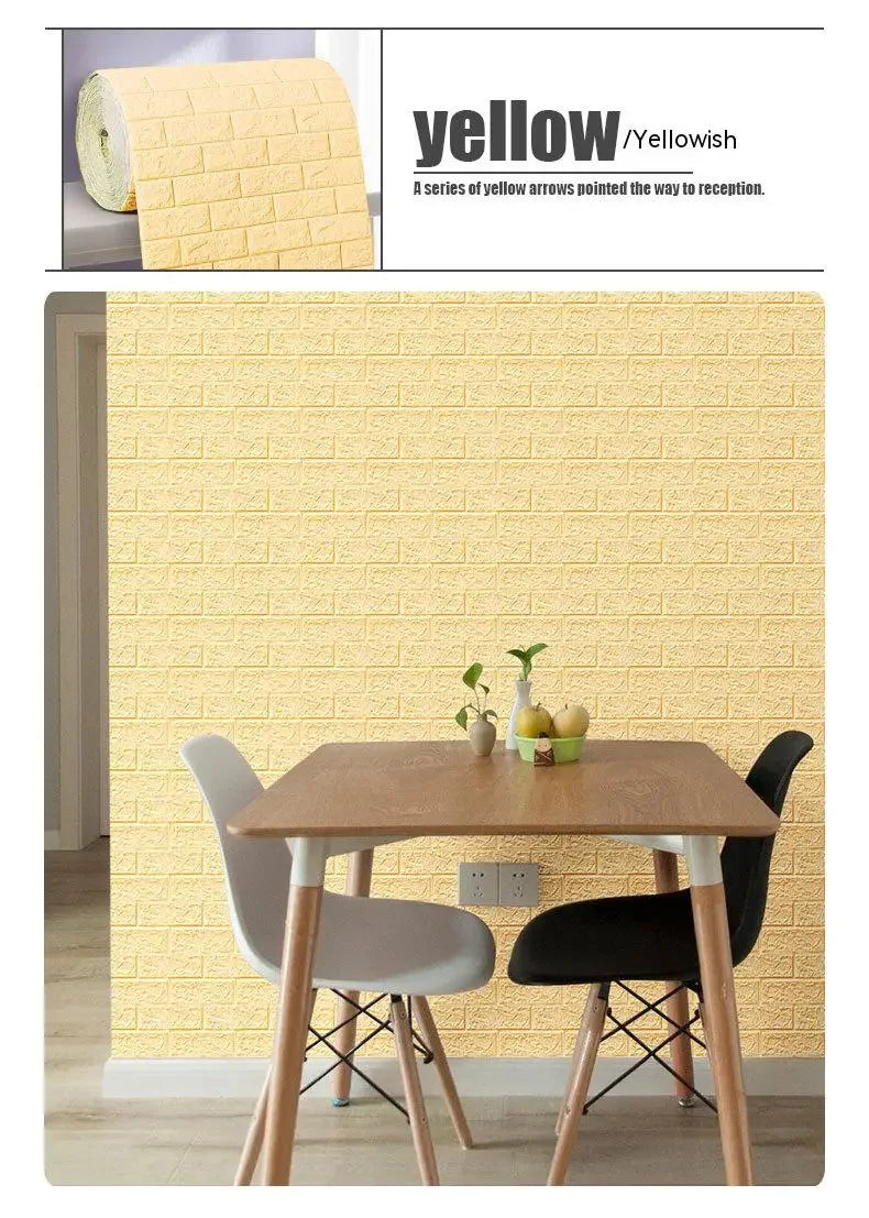 3D Brick Wall Sticker