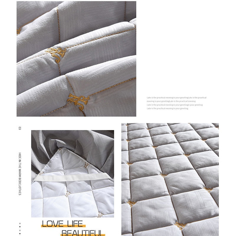 Luxury Quilted Bed Skirt