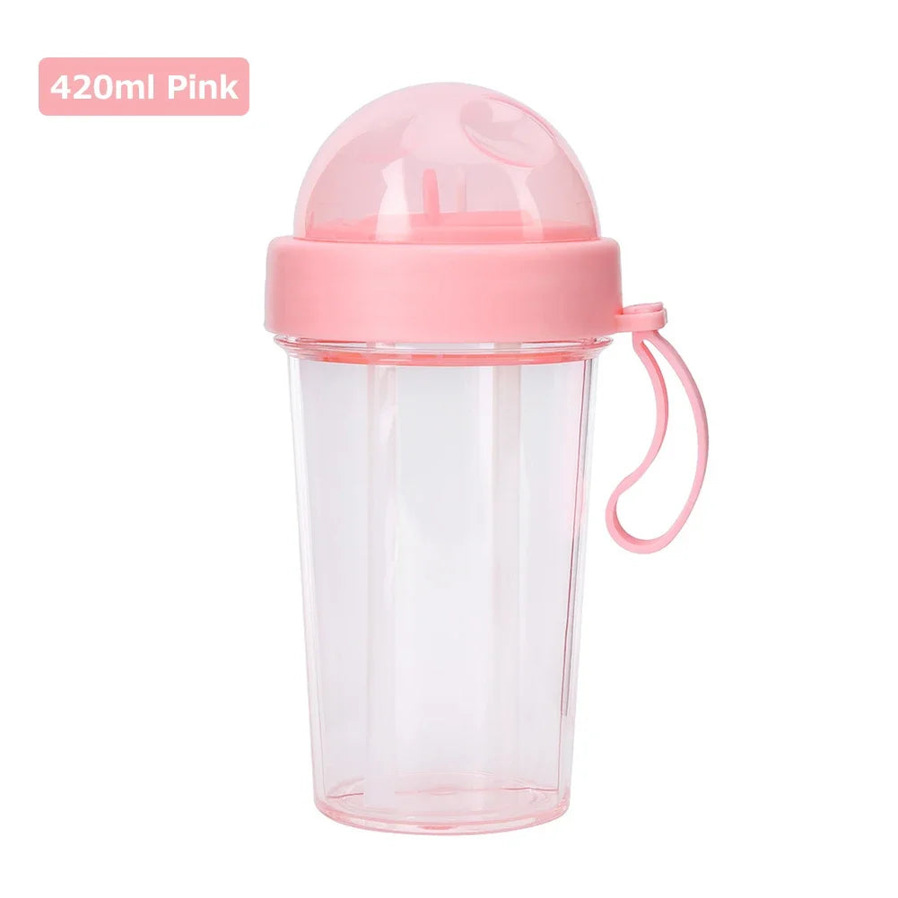 1PC Creative Simple Double Drinking Cup