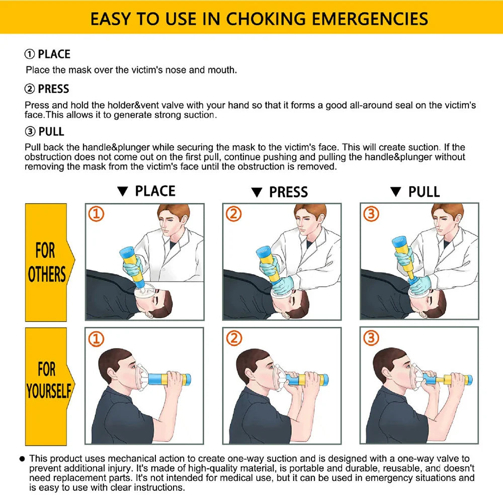 Anti Choke Device First Aid Kit