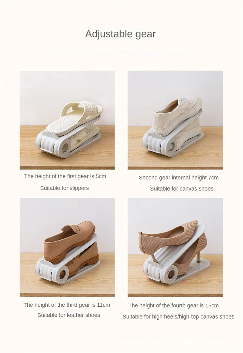 Adjustable Shoe Slots Organizer