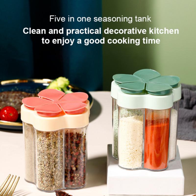 5 In 1 Sealed Spices Jar