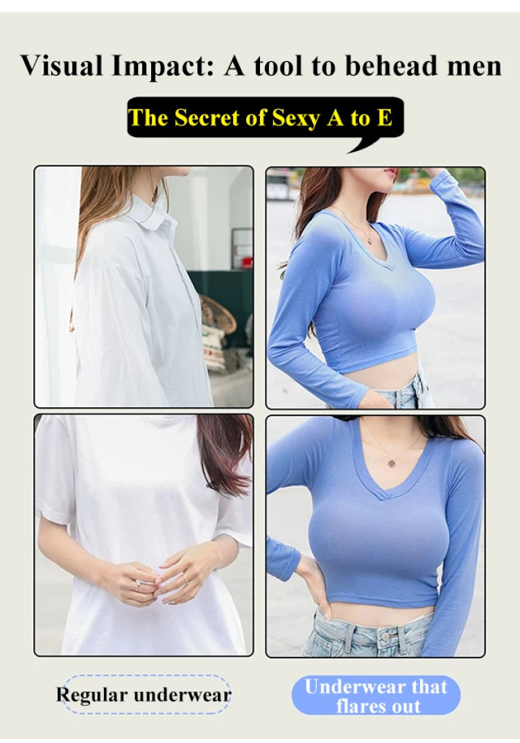 Female Anchor Fake Chest Bra