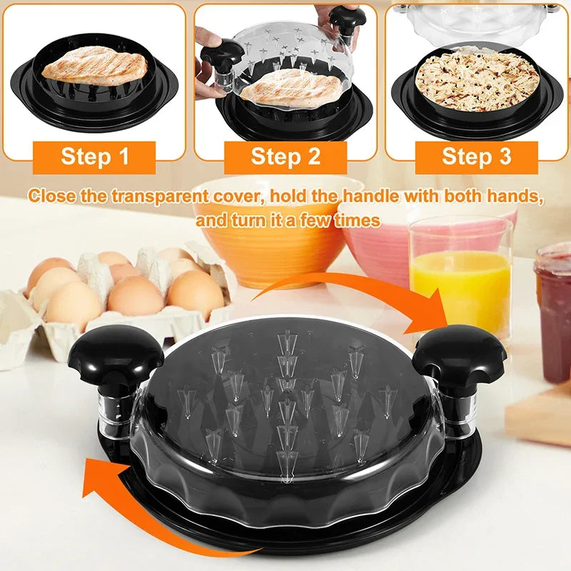 Lid For Shredding Chicken