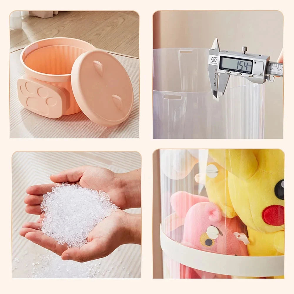 Doll storage Box Bucket