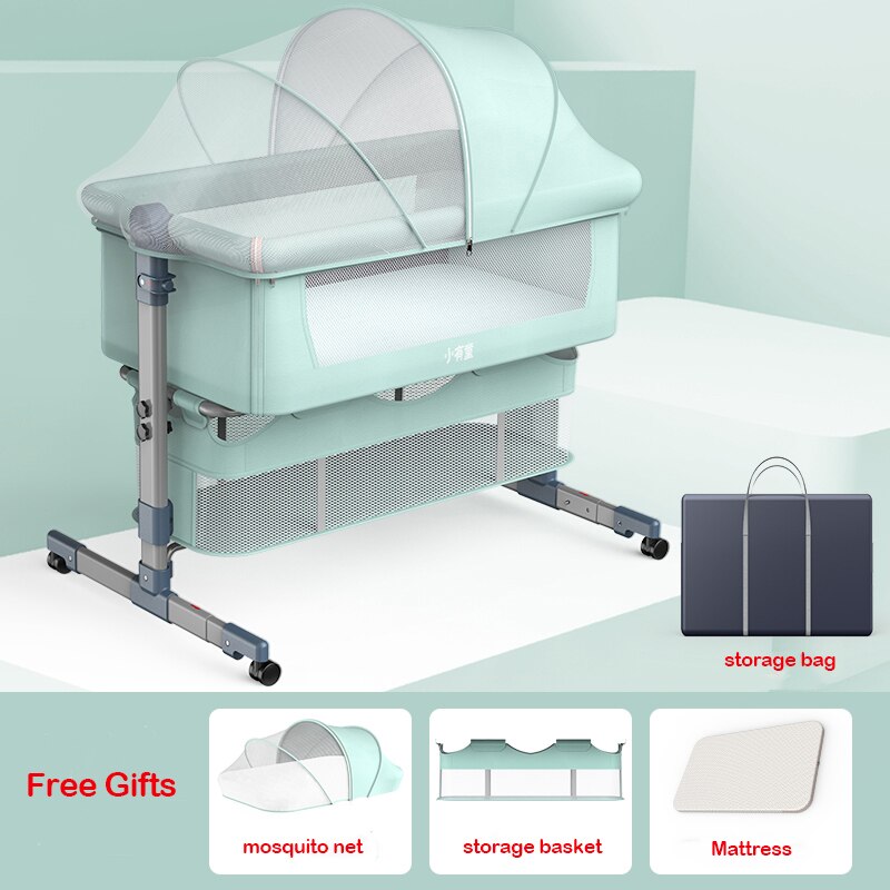 Foldable Crib Cradle Bed