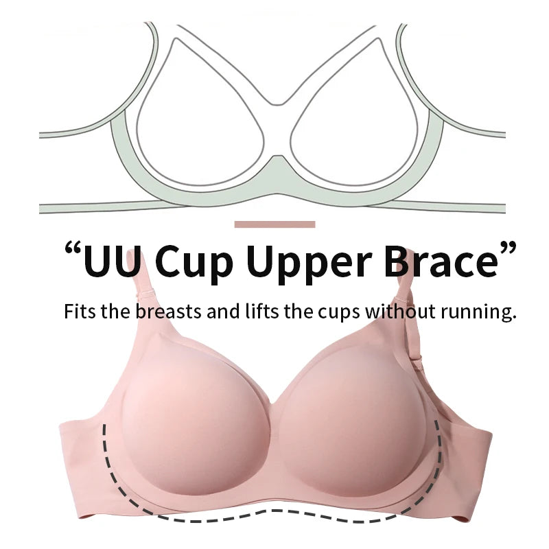 2 In 1 Silicone Breast Pocket Bra with Pad