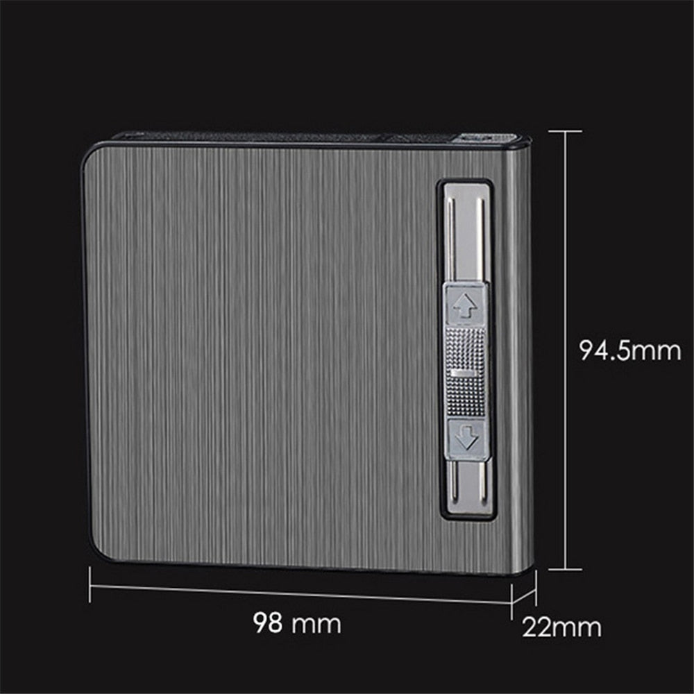 Automatic Pop-Up Cigarette Case Lighter