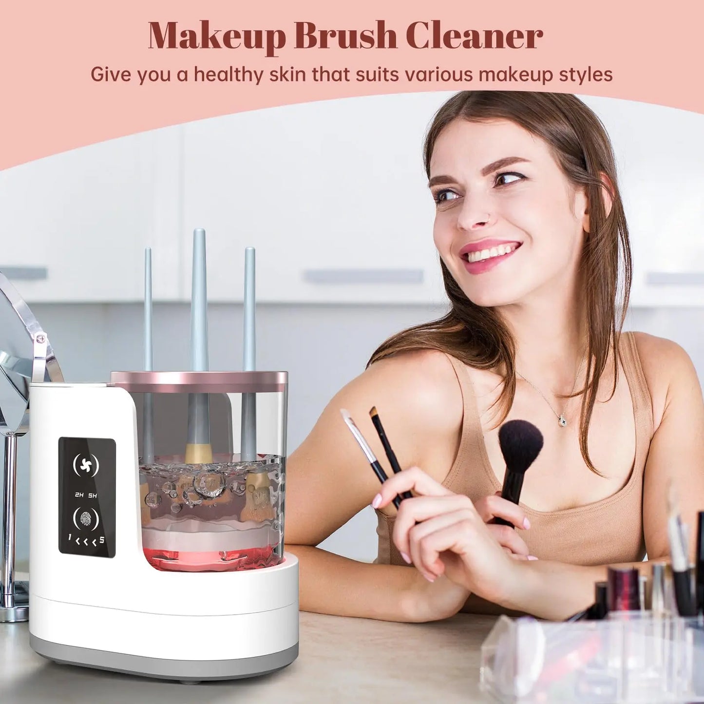 Makeup Brush Cleaner Machin