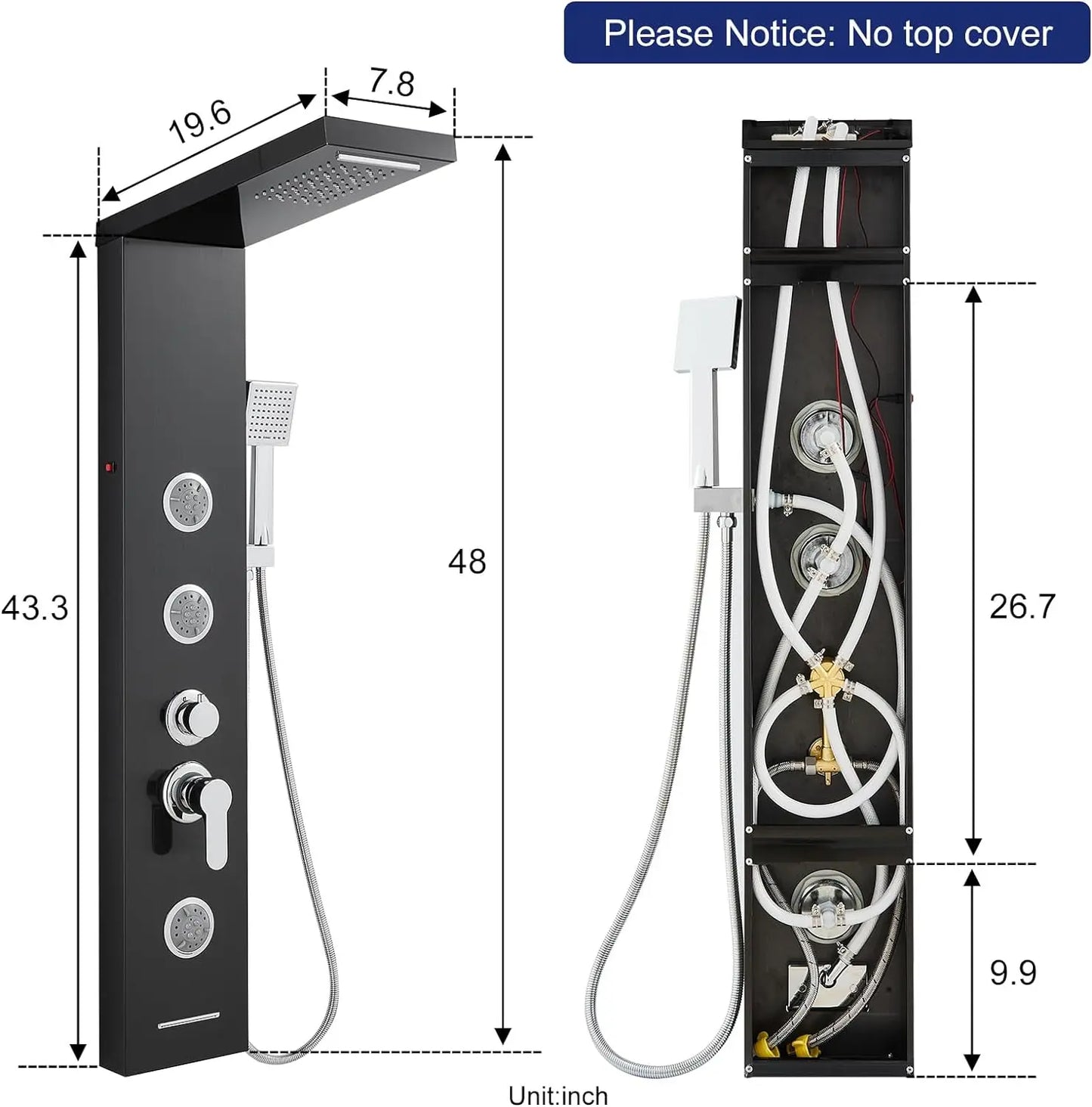 LED Shower Panel