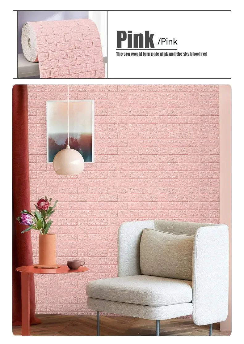 3D Brick Wall Sticker