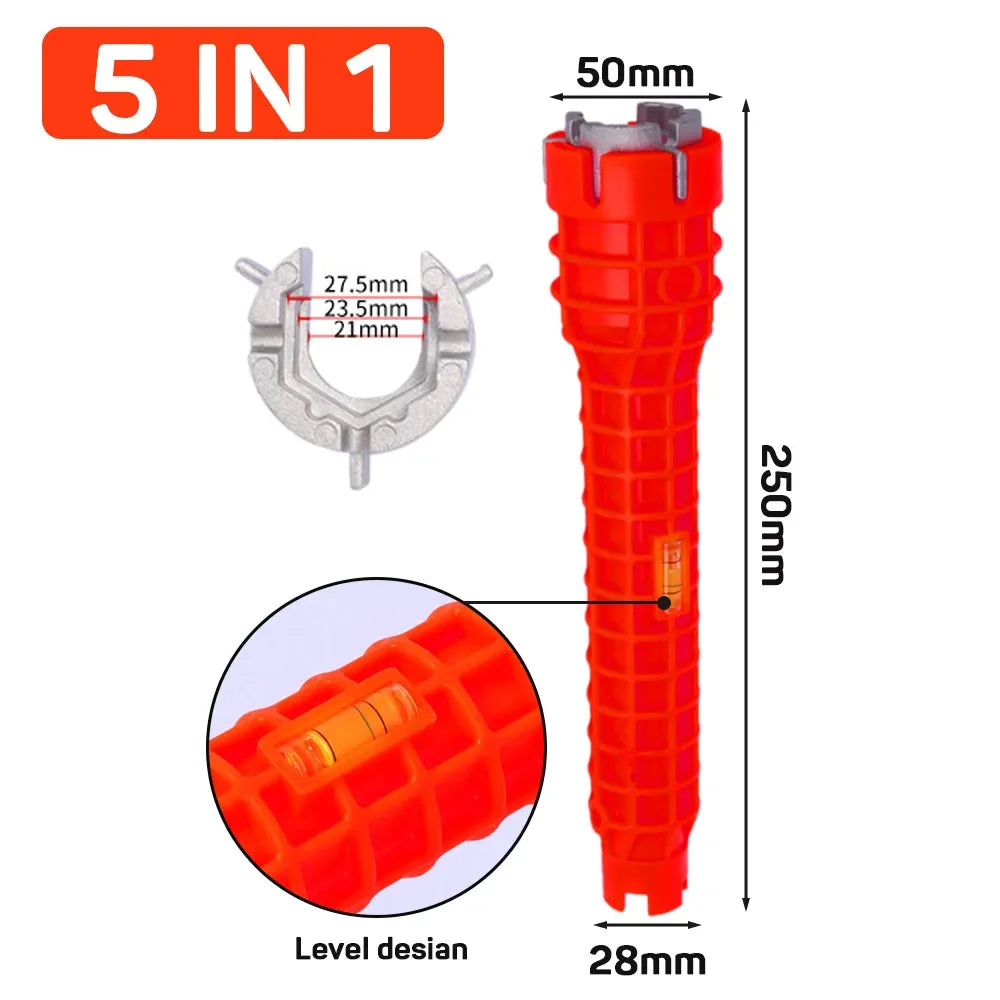 14 In 1 Faucet Sink Wrench Pipe