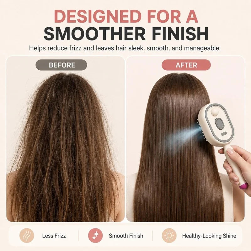 3 in 1 Self Cleaning Comb