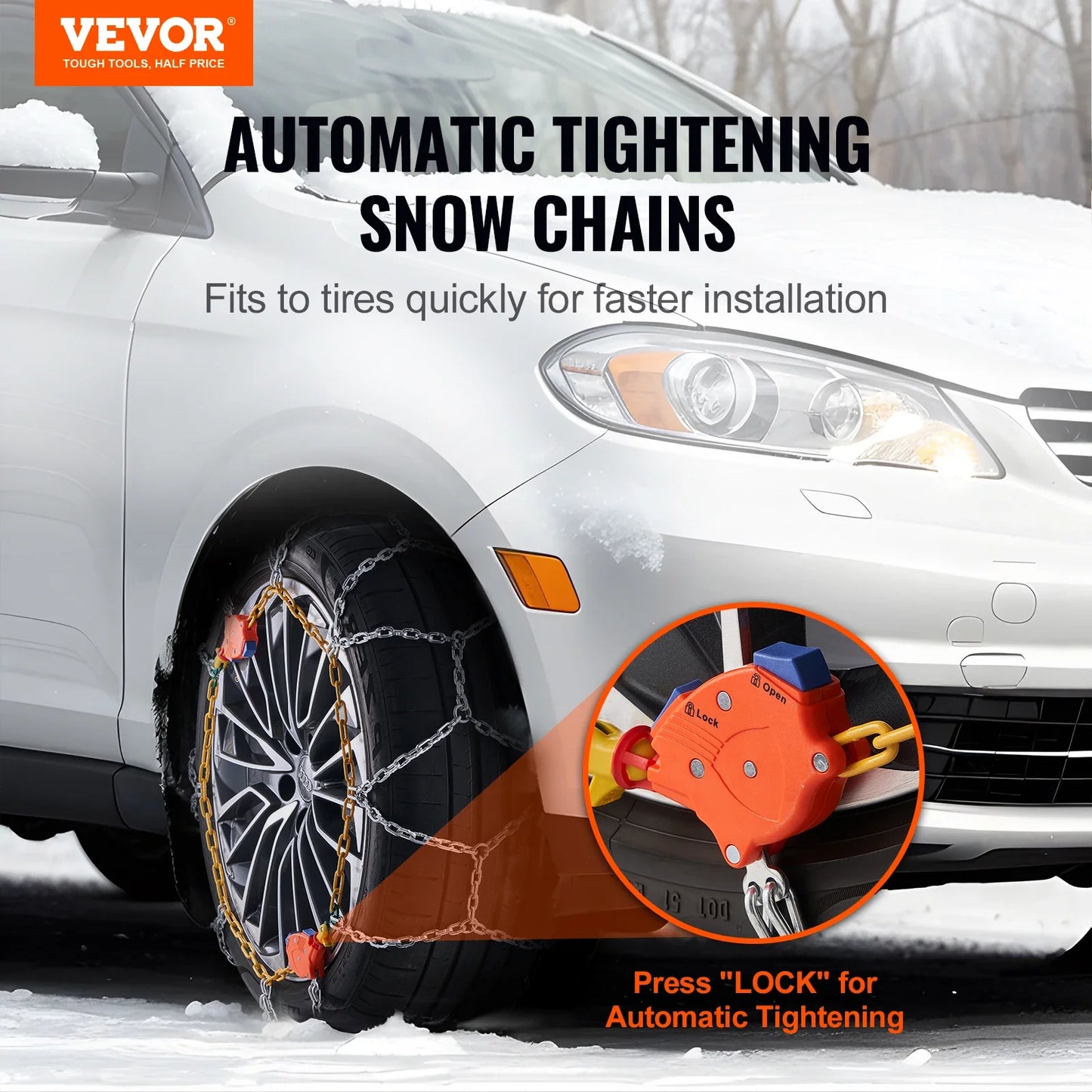 Auto Tightening Snow Chains